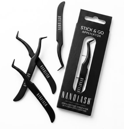 Nanolash Stick & Go aplikators ar iepakojumu